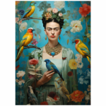 FSC2393 Printed Wall Hanging Prints Frida Kahlo