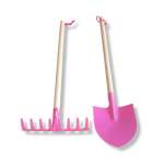 Gardena Garden Monsters Kids Garden Shovel And Rake Set - Pink