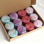 12 Pieces Of Marble-design Metal Containers With Lids - Perfect For Gift Packaging Or Artistic Storage