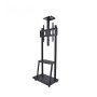 32-70 Inch Mobile Floor Tv Mount Stand With Wheels