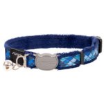 CAT Rogz Fashion Safety Release Small Collar - Blue Waggs Online Pet Shop