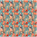 FSC1034 Printed Poncho
