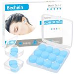 Becheln Ear Plugs For Sleeping Waterproof Moldable Silicone Earplugs For Sleeping Noise Cancelling Mowing Swimming And Concerts