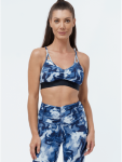 Saturno Abstract Fitness Top - Blue - Medium
