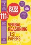 Practise & Pass 11+ Level Three: Verbal Reasoning Practice Test Papers - Coaching You Step By Step Paperback