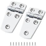 316 Stainless Steel Boat Hatch Hinges 3INCHX 1-1 5INCH 76 X 38 Mm Polished Marine Hinge Marine Boat Hatch Heavy Duty Hinges With