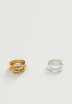 Combined Ring 2 Set - Gold & Silver
