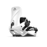 Jones Mercury Fase Snowboard Bindings All-mountain Freeride Performance With Responsive Control Cloud White 27 - L