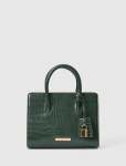 Juliana Small Lock Tote Bag - 0 Olive Croc