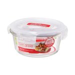 Locknlock Euro Glass Container Round 380ML