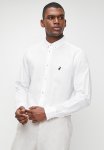 Polo Lex Ls Plain Linen Shirt - White