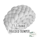 Cot Bumper Braided 5 Strand Custom Design