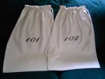 Laundry With Drawstring Made Of Bull Denim