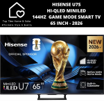 Hisense U7S Hi-qled Miniled 144HZ Game Mode Smart Tv - 65 Inch 2026