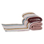 Real Home Assorted Polar Fleece Print & Plain Throws 125 X 150CM 2 Pack
