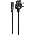 Volkano Presto Series Power Cable Figure 8 To Sa 3PIN 1.8M 2.5A - Black VK-8146-BK