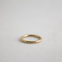 Sterling Silver Bands With 18KT Gold Guilding - Qty 2 - L