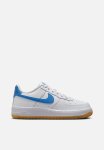 Nike Air Force 1 - White blue Beyond-gum Light Brown