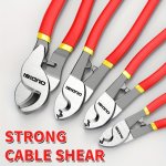 1PC Professional Cable Pliers Electrical Cable Scissors Manual Wire Cutters Wire Cutters Insulated Cable Cutters Wire Stripping