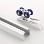 2PCS/SET Sliding Door Roller Hardware Slide Doors Pulley 4/8 Wheels Home Room Wood Door Hanging Wheels Rail Track Pulley