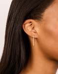 Goldair Gold Plated Sterling Silver Cubic Zirconia Drop Earrings
