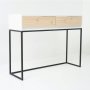 Fihlo Console Table - White & Pine