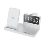 Snug 4-IN-1 Wireless Charger Stand 15W Foldable Fast Charge White