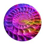 Fossil Abstract Round Tablecloth