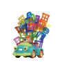 Pickup Truck Stacking Chairs Game