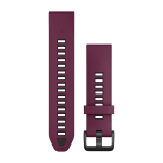 Garmin Quickfit 20MM Watch Bands - Merlot graphite Silicone