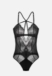 Plus Tessa Bodysuit - Black