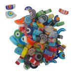 Millefiori Mosaic Glass Fragments Mixed 50G