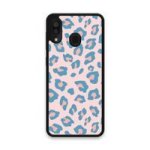 Custom Printed Tpu Cases - Samsung Galaxy A20 Samsung Galaxy A30 & 39 Baby Blue Leopard Print& 39 By