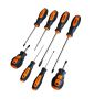 Nt Tools 8 Pcs Screwdriver Set Rubber Grip