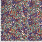 Yoryu Chiffon Paisley Purple 19133-044