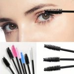 50 100PCS Eyelash Brush Spoolies For Eyelash Makeup Brushes Applicators Kits For Eyelash Extensions Brush