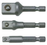 Teng Tools 1PC 50MM Bit Adaptor 1 4INCH Hex By 1 2INCH Square