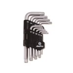 : Star Key Set L-type Tamper-proof 9PC - T22925