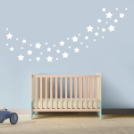 Stars Pattern - White