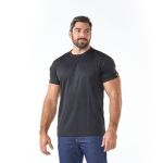 100% Polyester Quick Dry Crew Neck T-Shirt - Red - 2XL