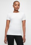 Polo Wmn Addison Beaded Short Sleeve T-Shirt - White