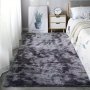 1pc Tie-dyed Plush Soft Indoor Carpet Modern Luxury Plush Carpet Water-absorbent Non-slip And Stain-resistant Suitable For Living Room And Bedroom Areas Home Decor Area Rugs