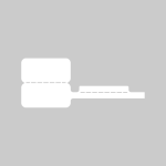 NB852 - Niimbot - M2_H M3 - 20X20+30MM - 345 White Jewellery Thermal Transfer Labels