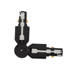 Track Connector L Shape - White