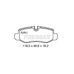 Fremax Brake Pad Set Front FBP3765