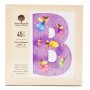 Fairies Letter B - 45 Piece Kids Alphabet Wooden Shaped Jigsaw Puzzle