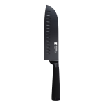 Black Blade Stainless Steel Santoku Knife