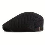 1PC Men's Mesh Beret Hat Summer Breathable Hat