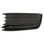 Vw Polo Sedan Fog Grille Without Hole Plain Black Left Side 16-19