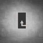 Arrow Sign D01 - Black - Powder Coated Aluminum